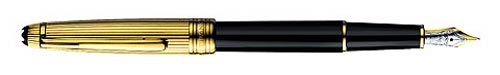   Montblanc - Meisterstuck Dour Gold Plate& Black