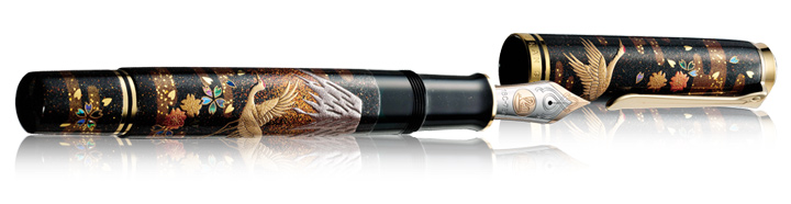 Pelikan Maki-e Mount Fuji and Cranes pen