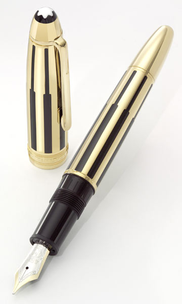 ����� Montblanc Solitaire Gold & Black LeGrand